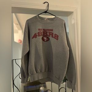 San Francisco 49er NFL crew neck